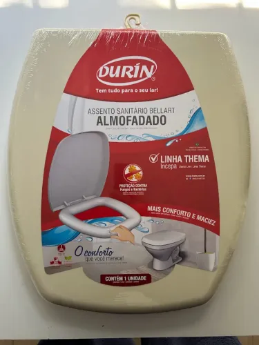 Assento Sanitário Durín Bellart Almofadado - Novo e Embalado