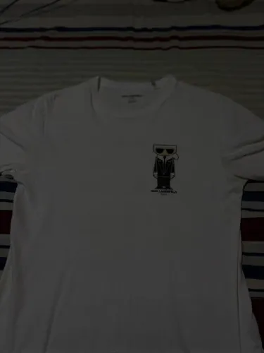 Camiseta Karl Lagerfeld Original Branca Tam M