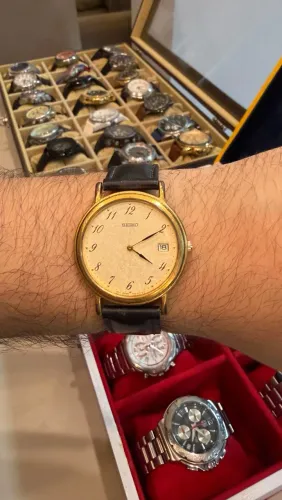 Relogio Seiko vintage clássico lindo!