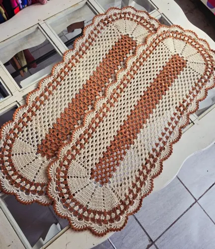 Passadeiras de crochê