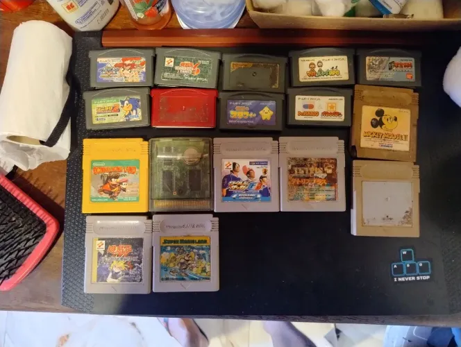 Jogos gba e gbc importados do Japão 