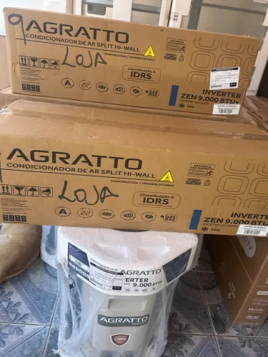 Ar-condicionado Agratto Inverter Zen 9.000 BTUsFrio 220V - Novo na Caixa