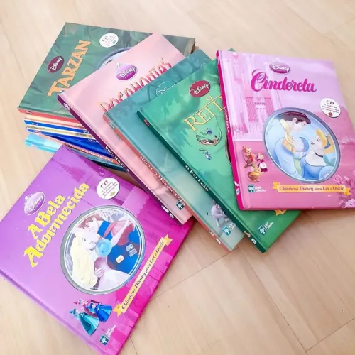 Colecao Classicos da Disney para ler com CD