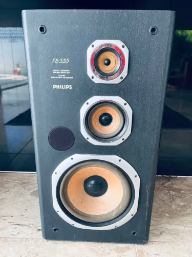 Caixa de Som Phillips FB 335 - Uma unidade - Funcionando Perfeita