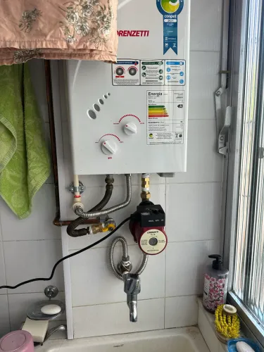 Concerto de aquecedor a gás 