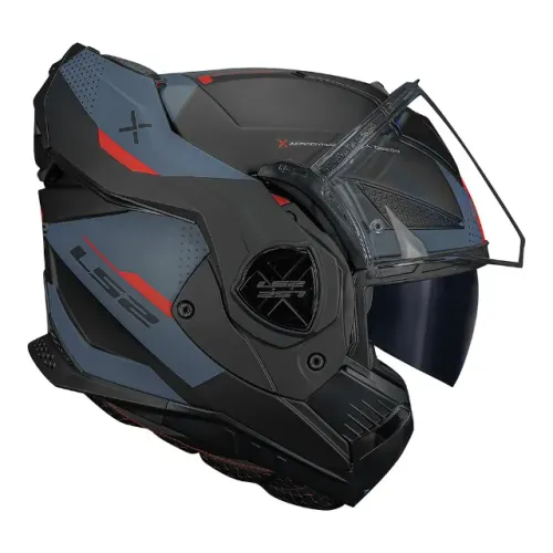 Capacete Articulado LS2 FF901 Advant X Oblivion Preto Azul