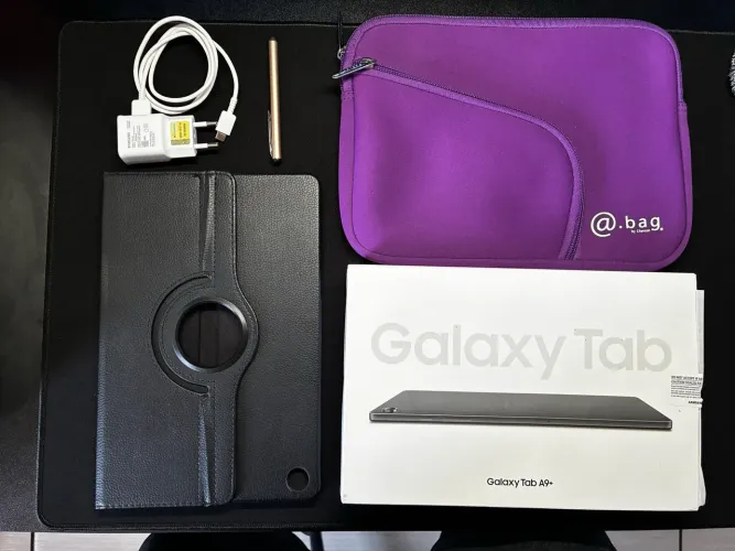 Samsung Galaxy Tab A9+ 64GB - Completo + Acessórios (Estado de Novo com Nota Fiscal)