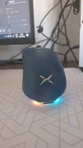 Delux M900 PRO Gaming Mouse 8k Magnetic Rgb Charging Dock [Não aceito oferta]
