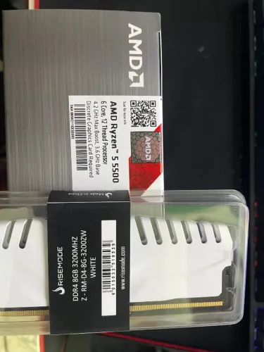 processador Ryzen 5 5500 + memória ram 8gb lacrado