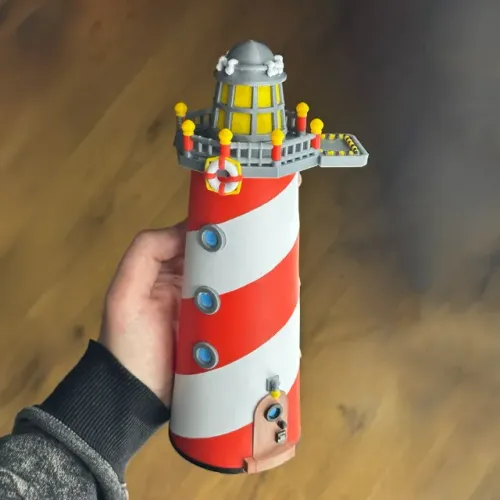 Farol Club Penguin - Cenário para Miniaturas