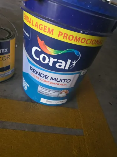 Tinta Coral branco fosco