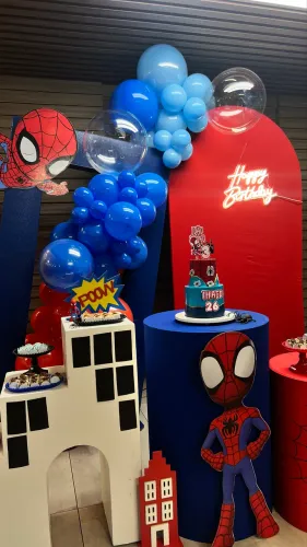 Decoração homem aranha baby cute