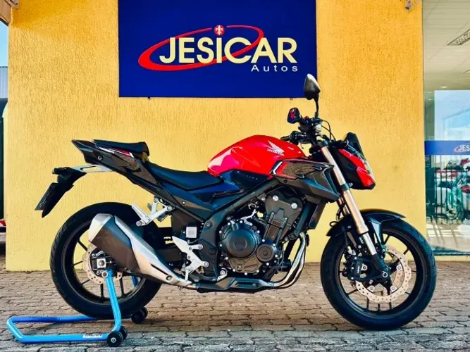 Honda CB500F ABS 2023 Vermelha único dono