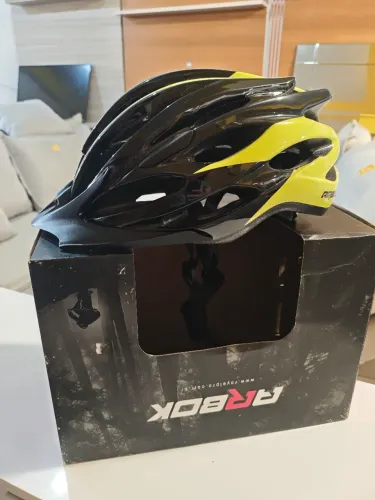 Capacete Bike Raptor + Lanterna traseira e dianteira siminovos 