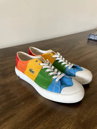 Tênis Lacoste + Polaroid | edição collab especial 