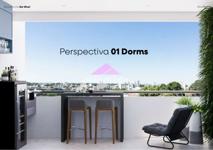 Apartamento com 1 dormitório à venda, 43,36m² por R$ 362.060,15 Centro São José dos Camp