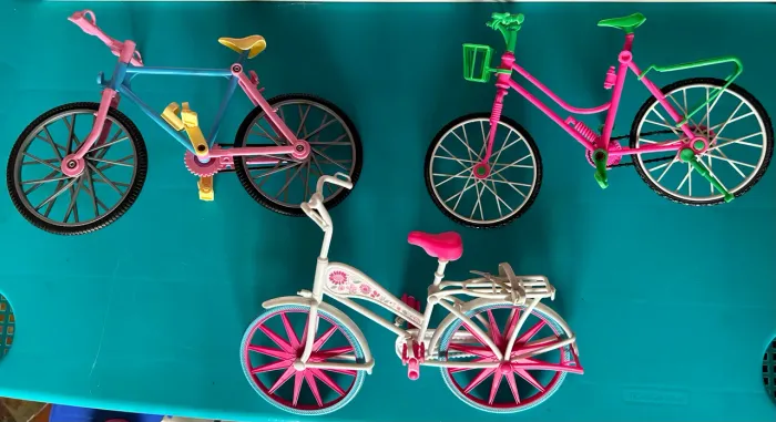 Bicicleta boneca Barbie 