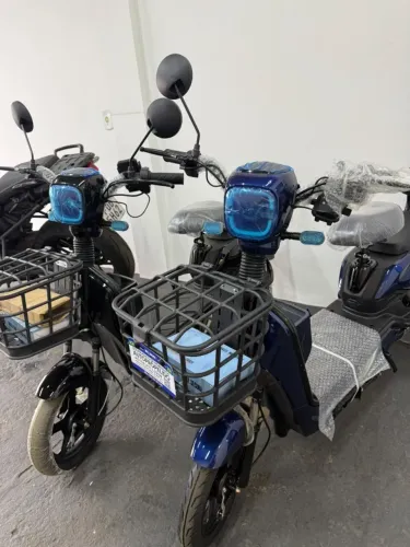 Moto Elétrica Nova 0Km com Cesta - Pronta para Usar