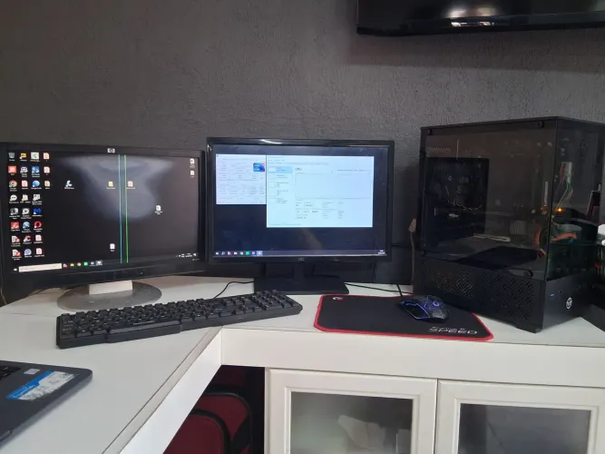 PC Completo + 2 Monitores + Periféricos
