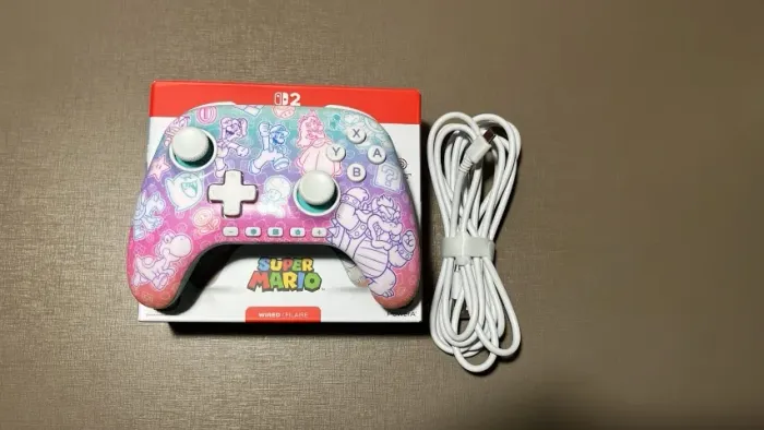 Controle POWER A Nintendo Switch 2 Mario