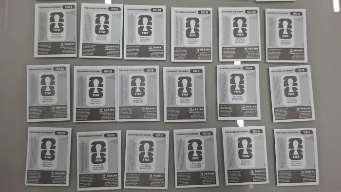 Figurinhas copa repetidas