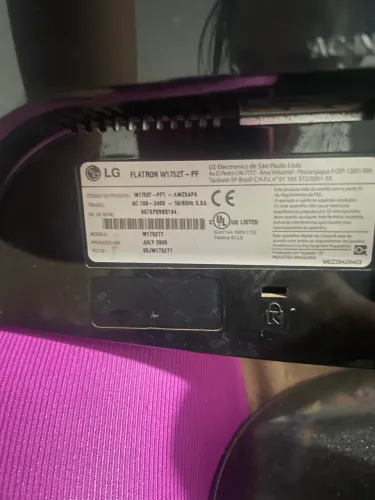 Tela de computador LG flatron w1752t-pf