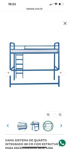 Cama Beliche da Tok Stok