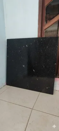 Pedra de granito preto via lactea 85x85