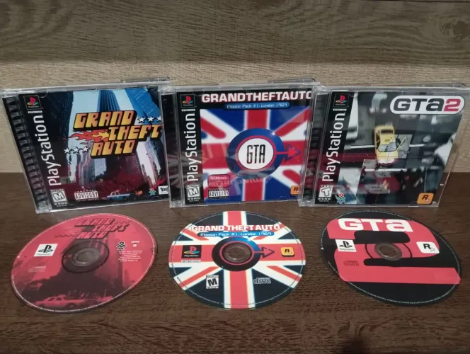Trilogia Grand Theft Auto (GTA) para PS1 (REPRÔ) LEIA!!!