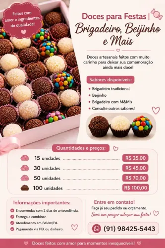 Doces para Festas