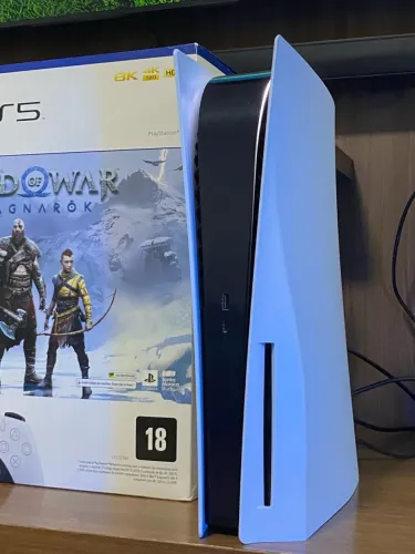 PS5 COMPLETO POUCO USADO PRA SAIR RÁPIDO!!