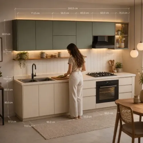 Móveis Cozinha Sob Medida 100% MDF