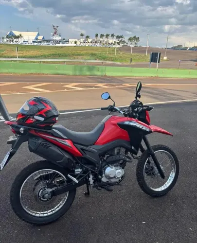 Moto vermelha