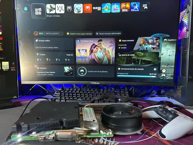 Vendo PS5 Slim sem carcaça ou compro a carcaça