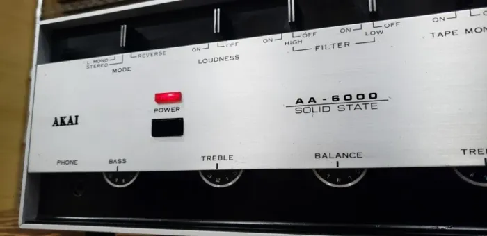 Amplificador Integrado Akai Aa-6000 Solid State - Marantz Vintage Pioneer Power Receiver