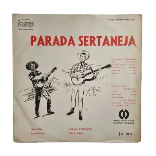 *Relíquia " LP Parada Sertaneja " de Rodrigues e Rodriguinho & Beth e Betinha FRETE GRATIS