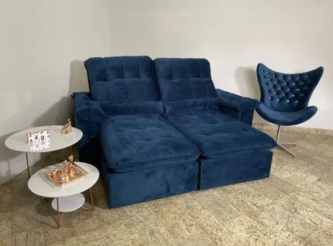 Sofá Retrátil Reclinável Porto Azul 230