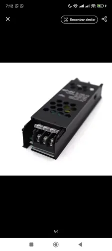 Fonte Chaveada 12V 10A 120W Bivolt CFTV Fita LED Som Automotivo Preta