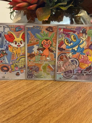 Trio Pokémon Kalos - Parceiros Inicias Série 3