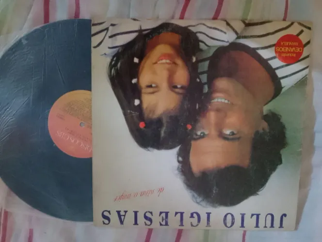 Vinil Júlio Iglesias de nina a muyer