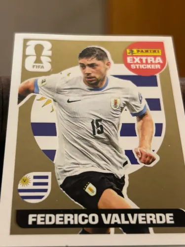 Federico Valverde OURO Extra Stiker 