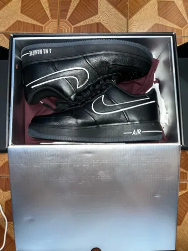 Air Force 1 A Ma Maniére Black - Tamanho 44 Masculino, Original.