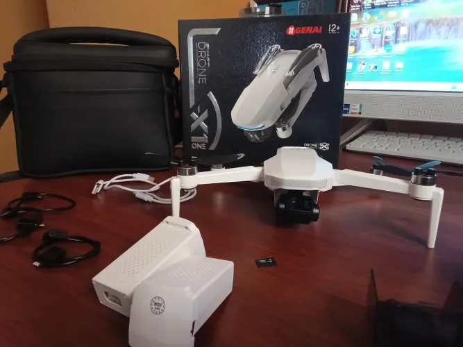 Drone GENAI SX1 - Guinbal de3 Eixos