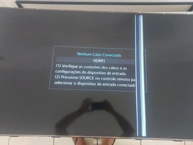 TV 55" para retirada de peças