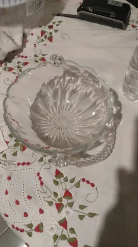 Cesta Bomboniere ou Tigela em Vidro/Cristal 