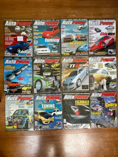 Vendo colecao completa revista auto power 2003