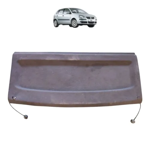 Tampão Traseiro Vw Polo Hatch 2007 2008 2009 2010 2011 2012 Cinza