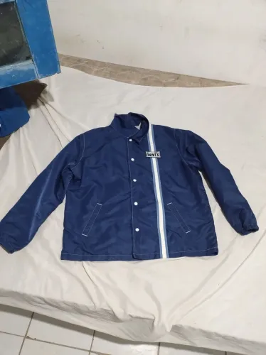 Jaqueta Corta-Vento Levi's Coaches Vintage - Azul Marinho