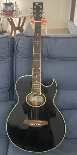 Violão preto Eagle