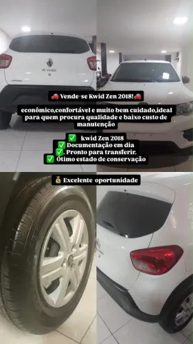 Renault Kwid Zen 1.0 Flex 12V 5P Mec. 2018